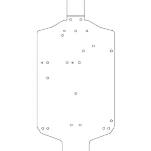 MJX Hyper Go 14301 14302 Metal Chassis - Part Number 14300