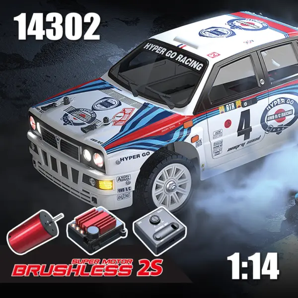 MJX Hyper Go 14304 67kph Brushless 1:14 Scale Drift Car Lancia Delta – view 28
