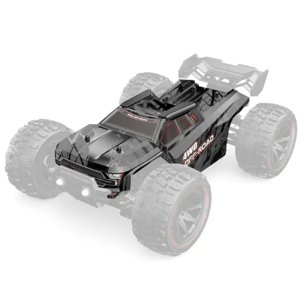 MJX Hyper Go 14210 Black Bodyshell - Part Number 1430d1 – view 2