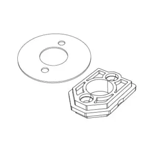 MJX Hyper Go 14211 Motor Mount Assembly - Part Number 14393c
