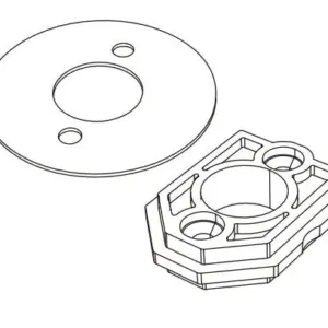 MJX Hyper Go Motor Mount Assembly - Part Number 14393