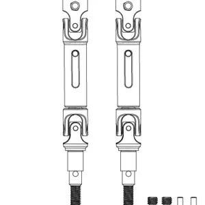 MJX Hyper Go 14211 Telescopic Drive Shafts (2 Pack) - Part Number 14410c