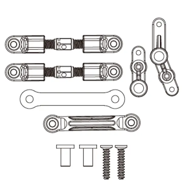 MJX Hyper Go 14209 14210 Complete Steering Set - Part Number 14430c – view 3