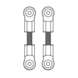 MJX Hyper Go 14211 Steering Linkages Tie Rods - Part Number 14431d