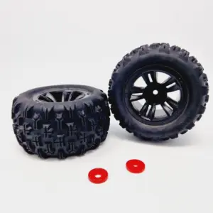 MJX Hyper Go Wheels With Tires for All Trucks (Glued) - Part Number 16300b