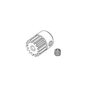 MJX Hyper Go 14211 Motor Pinion Gear With Grub Screw - Part Number 16392c
