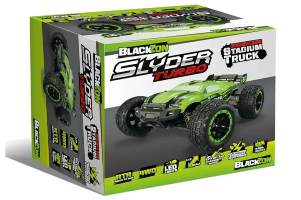 Blackzon Slyder St Turbo 1/16 4wd 2s Brushless - Green – view 4