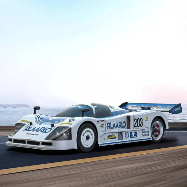 Rlaarlo Ak-787 Carbon Brushless 1:10 Scale Race Car - Blue (2s & 3s Lipo Version) – view 3