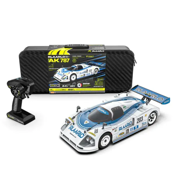 Rlaarlo Ak-787 Carbon Brushless 1:10 Scale Race Car - Blue (2s & 3s Lipo Version) – view 6
