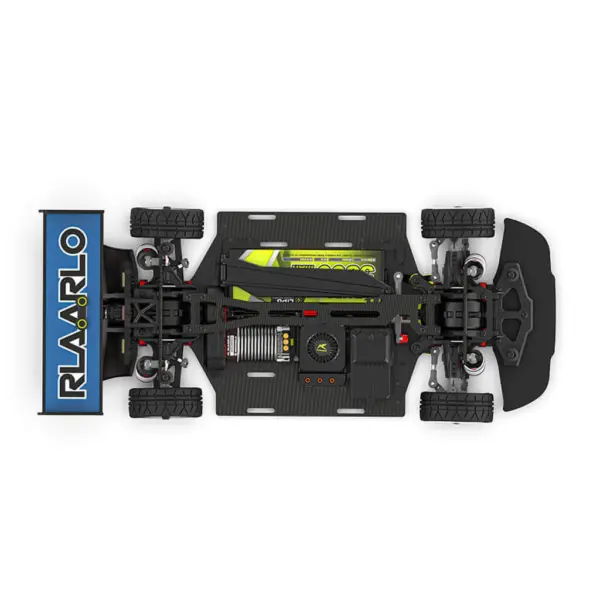 Rlaarlo Ak-787 Carbon Brushless 1:10 Scale Race Car - Blue (2s & 3s Lipo Version) – view 9
