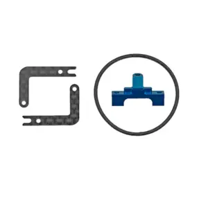 Team Associated Rc28r Centre Bulkhead & Battery Holder Set