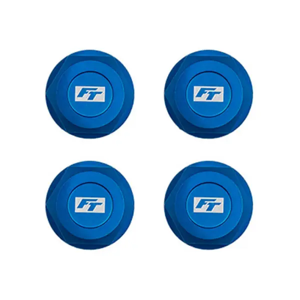 Associated Rc8 Ft Aluminium Capped Wheel Nuts 17mm (4)