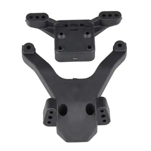 Associated B6.3 Ft Top Plate & Ballstud Mount Carbon