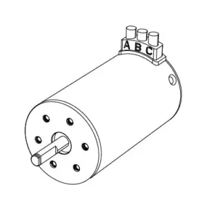 MJX Hyper Go 7303 Replacement 3974 2500kv Motor - Part Number B3970b