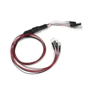 Kyosho LED Light Unit Diam=5/L=400/Clear&Red (4 Bulbs)