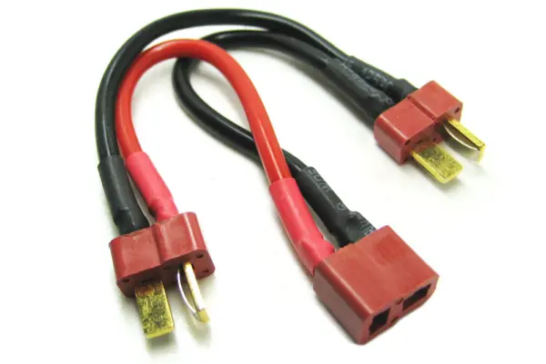 Etronix Deans 2s Battery Harness for 2 Packs in Series 14awg Silicone Wire – view 2