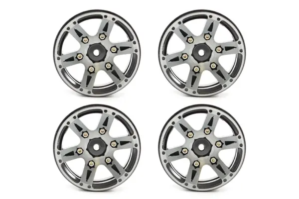 Fastrax 1.9" Heavyweight Split 6-Spoke Alloy Beadlock Wheels – view 2