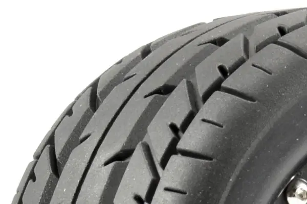 Fastrax 1:10 Mt Eagle Mounted 6-Spoke Black 0 Offset (Pr) – view 4