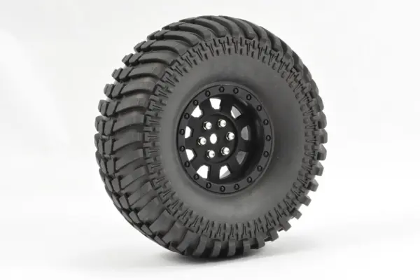 Fastrax 1:10 Crawler Paso 1.9 Mounted Scale Wheel Black – view 4