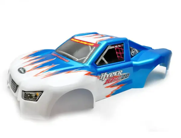 Hobao Hyper 10sc 2.0 Printed Bodyshell - Blue/White – view 2
