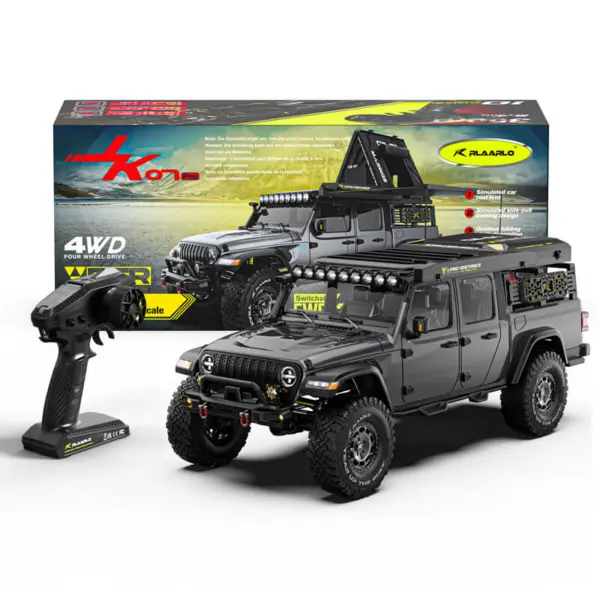 Rlaarlo Jk07 Pro Brushless 1:7 Scale Crawler Truck - Orange (2s & 3s Lipo Version) – view 7