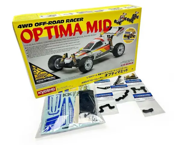Kyosho Optima Mid 4WD 1:10 Kit *Legendary Series* – view 2