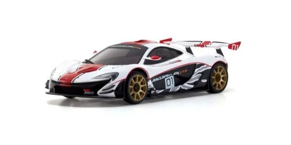 Kyosho Mini-Z MR03 RWD McLaren P1 GTR White-Red (W-Mm/Kt531p) – RC Car – view 2