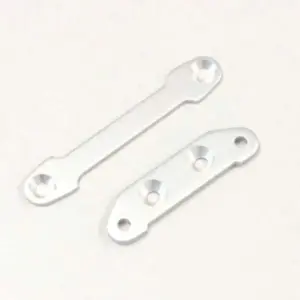 Front Suspension Plate Set Kyosho Optima (2) Silver