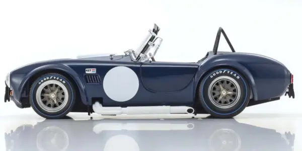 Kyosho 1:18 Shelby Cobra 427 S/C Spider 1962 Dark Blue-White – view 4