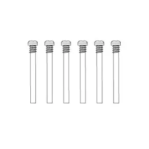 MJX Hyper Go Round Head Half Teeth Screw 6 Pack - Part Number M3294