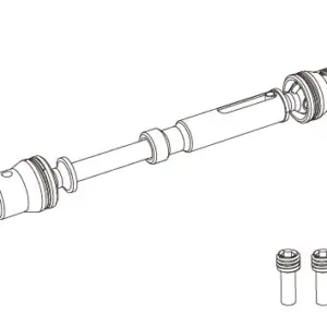 MJX Hyper Go H12y Rear Driveshaft - Part Number P12y14