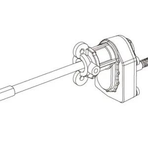 MJX Hyper Go H12y Rear Right Axle Assembly - Part Number P12ysb03