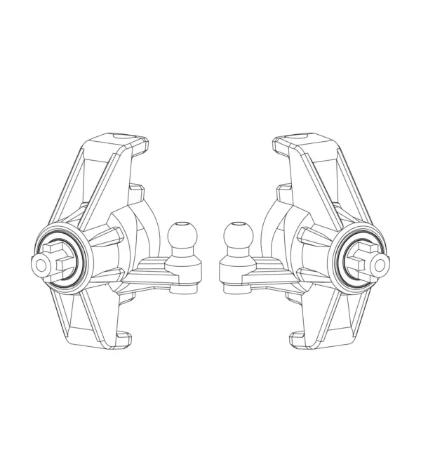 MJX Hyper Go 20208 Steering Hub Carrier Cups - Part Number P2048
