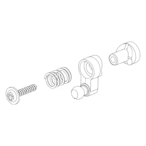 MJX Hyper Go 20208 Steering Servo Saver Assembly - Part Number P2070