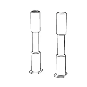 MJX Hyper Go 7303 Replacement Servo Mount Bracket - Part Number P73150