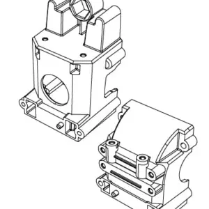 MJX Hyper Go 7303 Rear Differential Bulkhead - Part Number P73190