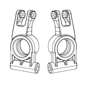 MJX Hyper Go 7303 Rear Wheel Hub Carrier Mounts - Part Number P73260