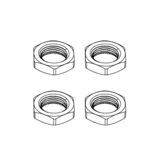 MJX Hyper Go 7303 Replacement Wheel Nuts - Part Number P73441