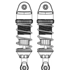 MJX Hyper Go 7303 Front Shock Absorbers (2 Pack) - Part Number P73510