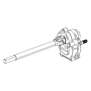 MJX H8h All-Rock Left Rear Axle Assembly - Part Number P8hsb04