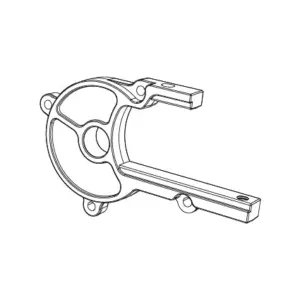 MJX H8h All-Rock Motor Assembly Part - Part Number P8hsc02