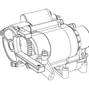 MJX H8h All-Rock Gearbox Assembly Complete - Part Number P8hsc