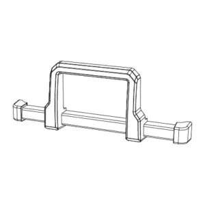 MJX H8h All-Rock Front Bumper Assembly - Part Number P8hv01