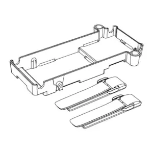 MJX H8h All-Rock Rear Battery Tray With Strap - Part Number P8hv06