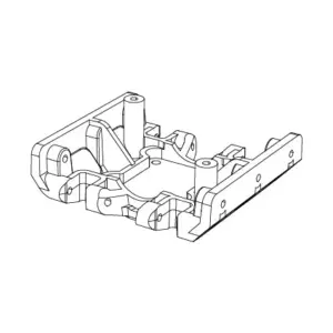 MJX H8h All-Rock Gear Box Mount - Part Number P8hv12