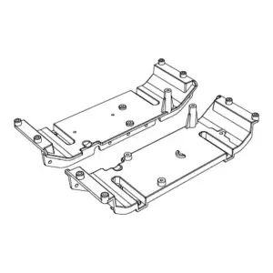 MJX H8h All-Rock Chassis Part - Part Number P8hv13