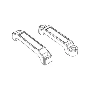 MJX H8h All-Rock Front & Rear Chassis Part - Part Number P8hv15