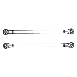 MJX H8h All-Rock Lower Support Rods (Long) - Part Number P8hv27