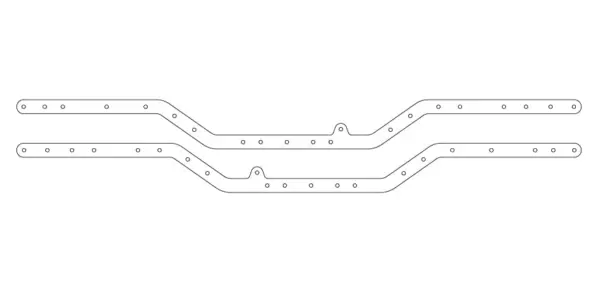 MJX H8h All-Rock Chassis Girders - Part Number P8hv32 – view 2
