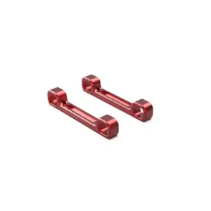Rlaarlo Red Alloy Front Arm Braces for 1:10 on-Road Cars - Part Number R10061